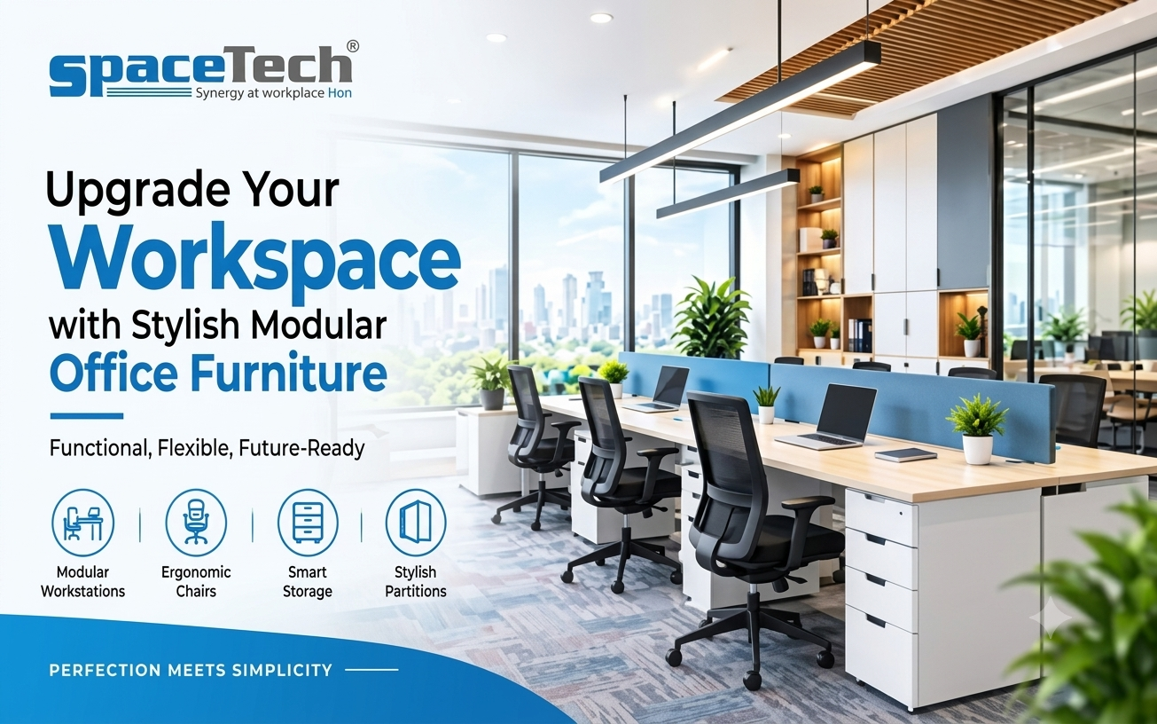 Office Modular Furniture Pune – SpaceTech Office Furniture