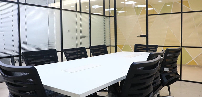 Office Glass Partition System